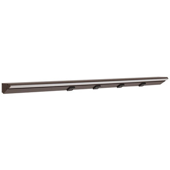 Task Lighting RM Series Lighted Power Strip, 2700K-5000K Tunable-White, 36-1/2'' Black Receptacles/Bronze