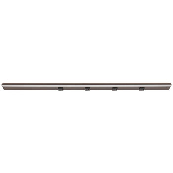 Task Lighting RM Series Lighted Power Strip, 2700K-5000K Tunable-White, 36-1/2'' Black Receptacles/Bronze Front View
