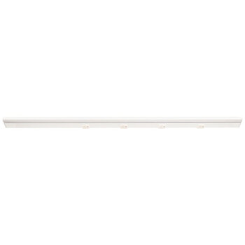 Task Lighting RM Series Lighted Power Strip, 2700K-5000K Tunable-White, 36-1/2'' White Receptacles/White Front View