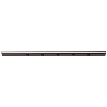 Task Lighting RM Series Lighted Power Strip, 2700K-5000K Tunable-White, 42-1/2'' Black Receptacles/Bronze Front View