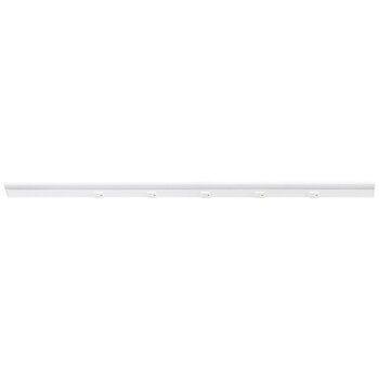 Task Lighting RM Series Lighted Power Strip, 2700K-5000K Tunable-White, 42-1/2'' White Receptacles/White Front View