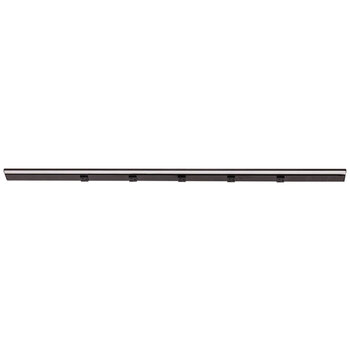 Task Lighting RM Series Lighted Power Strip, 2700K-5000K Tunable-White, 48-1/2'' Black Receptacles/Black Front View