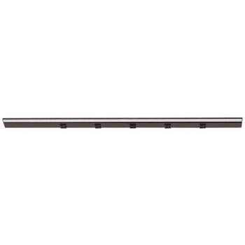 Task Lighting RM Series Lighted Power Strip, 2700K-5000K Tunable-White, 48-1/2'' Black Receptacles/Bronze Front View
