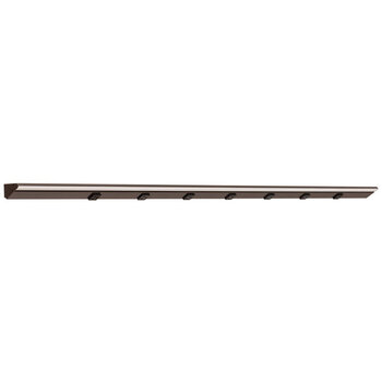 Task Lighting RM Series Lighted Power Strip, 2700K-5000K Tunable-White, 60-1/2'' Black Receptacles/Bronze