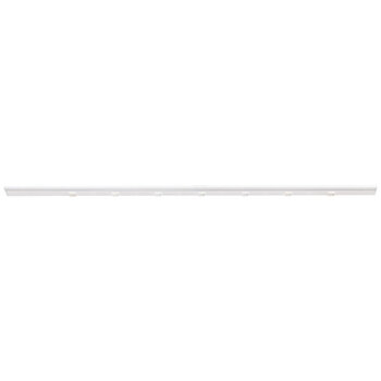 Task Lighting RM Series Lighted Power Strip, 2700K-5000K Tunable-White, 60-1/2'' White Receptacles/White Front View