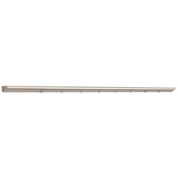 Task Lighting RM Series Lighted Power Strip, 2700K-5000K Tunable-White, 72-1/2'' 3Grey Receptacles/Satin Nickel