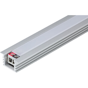 Task Lighting Radiance Series 8-5/8'' Length 24-Volt Accent Output Linear Fixture, 69 Lumens, Fits 12'' Wall Cabinet, 2 Watts, Recessed 002XL Profile, Single-White, Cool White 4000K, Product View