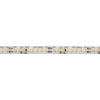Task Lighting LS600 Series 16 ft Roll Single-White 24V Flexible LED Linear Tape Lighting, 600 Lumens/Ft, Soft White 3000K, Angle Product View