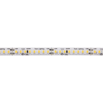 Task Lighting LS600 Series 16 ft Roll Single-White 24V Flexible LED Linear Tape Lighting, 600 Lumens/Ft, Cool White 4000K, Angle Product View