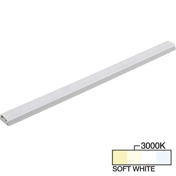 Task Lighting sempriaLED® SG9 Series 6" - 48" LED Strip Light Fixture, Higher Light Output, Grey Mount, Soft White 3000K