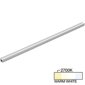 Task Lighting sempriaLED® R Series Model SR9 7-5/8" - 49-5/8" Length LED Recessed Strip Light Fixture, Medium - Higher Light Output, Warm White 2700k