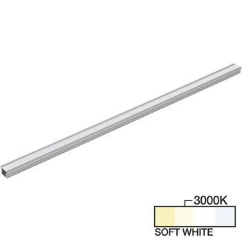 Task Lighting sempriaLED® R Series Model SR9 7-5/8" - 49-5/8" Length LED Recessed Strip Light Fixture, Medium - Higher Light Output, Soft White 3000k