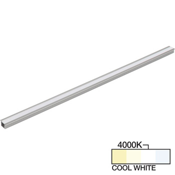 Task Lighting sempriaLED® R Series Model SR9 7-5/8" - 49-5/8" Length LED Recessed Strip Light Fixture, Medium - Higher Light Output, Cool White 4000k