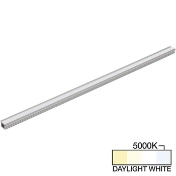 Task Lighting sempriaLED® R Series Model SR9 7-5/8" - 49-5/8" Length LED Recessed Strip Light Fixture, Medium - Higher Light Output, Daylight White 5000k