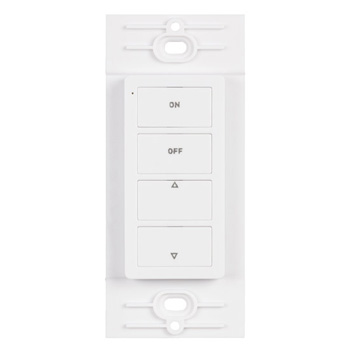 Task Lighting illumaLED™ Quattro Series Wireless 1-Zone Uno LED Controller in White, 1-5/16" W x 3/8" D x 2-5/8" H