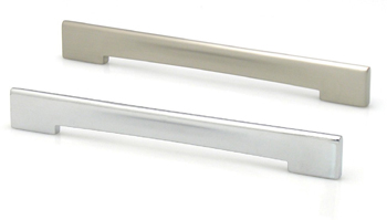 Topex Medium Size Profile Pull in Polished Satin Nickel
