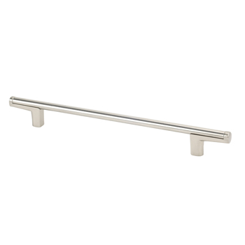 Topex Thin Round Bar Pull Handle in Satin Nickel