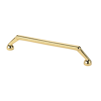 Topex Thin Modern Pull Round Base Gold 128Mm