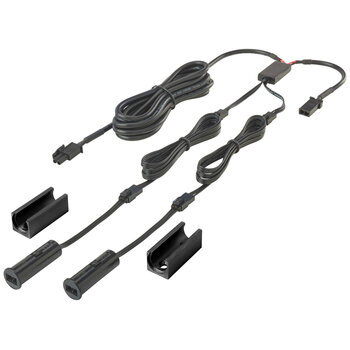 TR-L-RSDS2-BL-1: 12 / 24VDC 60W/96W Round Two Door Sensor, Black