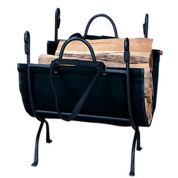 Deluxe Wrought Iron Log Holder