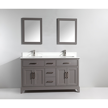 72 Inch Double Sink Bathroom Vanity Set