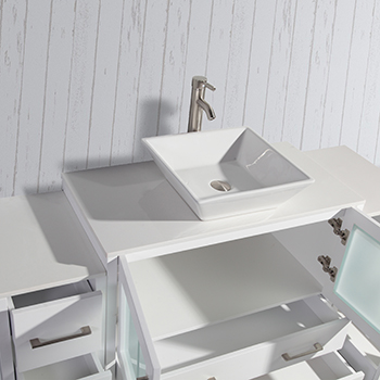 60 Inch Single Sink Bathroom Vanity Set