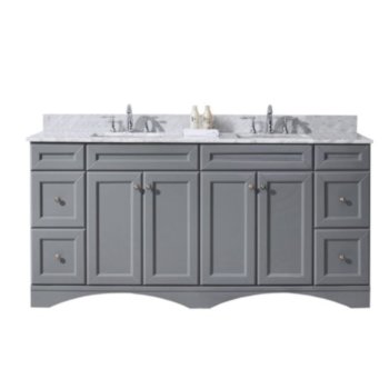 Grey Product View w/ Square Sink w/ No Mirror