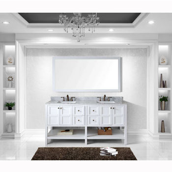 Virtu USA Winterfell 72" Double Bathroom Vanity Cabinet Set