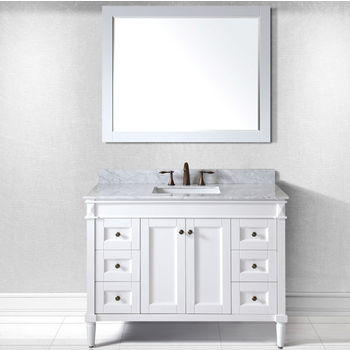 Virtu USA Tiffany 48" Single Bathroom Vanity Cabinet Set