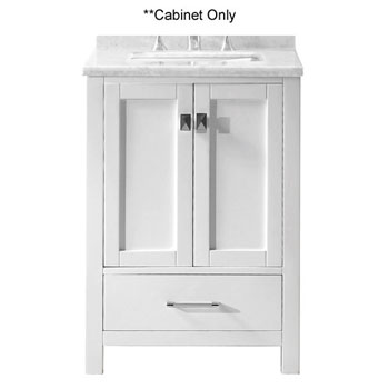 Virtu USA 24'' Caroline Avenue Single Sink Cabinet, White