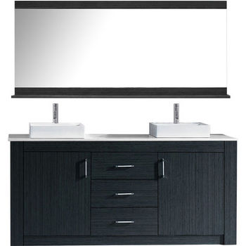 Virtu USA Tavian Collection 72" Double Bathroom Vanity Set