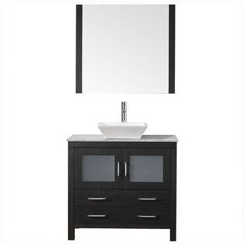 Virtu USA Dior 36" Single Sink Bathroom Vanity Set