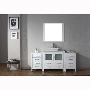 Virtu USA Dior 72" Single Bathroom Vanity Set