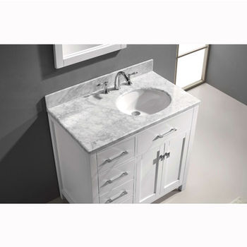 Virtu USA Caroline Parkway 36" Single Sink Bathroom Vanity Set