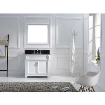 Virtu USA Victoria 36" Single Bathroom Vanity Cabinet Set
