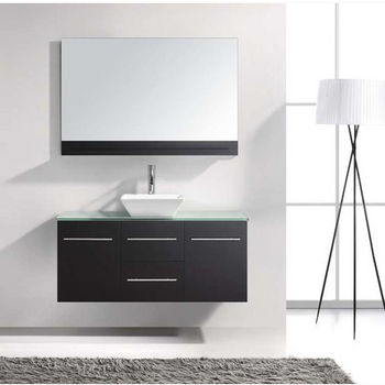 Bathroom Vanities Virtu Usa Marsala 48 Wall Mounted Single Bath Vanity Set With Free Shipping Kitchensource Com