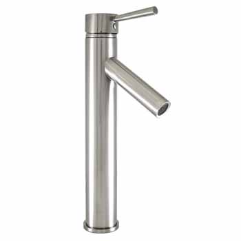 Virtu 12'' Single Handle Faucet in Brushed Nickel, 2'' W x 2'' D x 12'' H