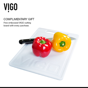 Vigo Kitchen Sink Complimentary Cutting Board