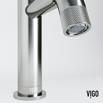 Vigo Cass Pinnacle Collection Brushed Nickel Spout View