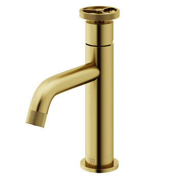 Vigo Cass Pinnacle Collection Matte Brushed Gold Product View