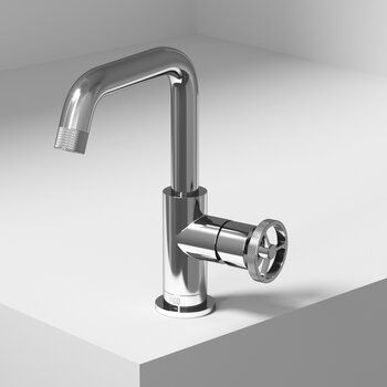 Vigo Cass Oblique Collection Chrome Single Handle Faucet