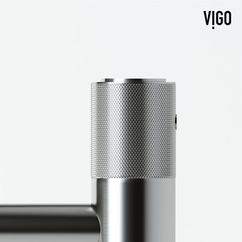 Vigo Apollo Collection Brushed Nickel Close Up View