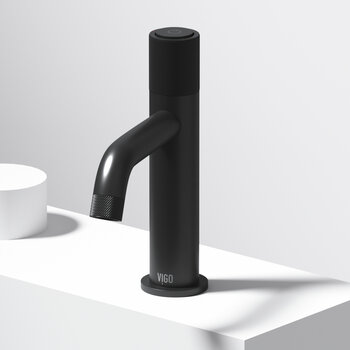 Vigo Apollo Collection Matte Black Single Handle Faucet