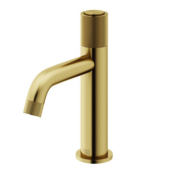 Vigo Apollo Collection Matte Brushed Gold Product View