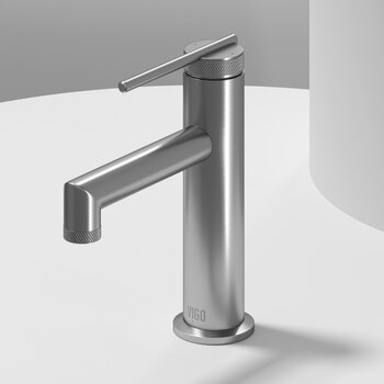 Vigo Sterling Collection Brushed Nickel Single Handle Faucet