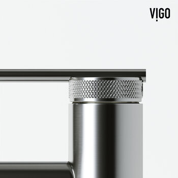 Vigo Sterling Collection Brushed Nickel Close Up View