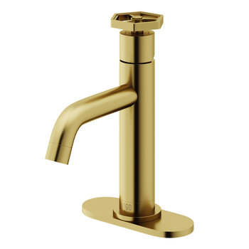 Vigo Ruxton Collection Matte Brushed Gold Product View