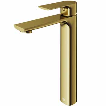Vigo Matte Gold Faucet Display View