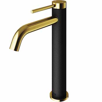 Vigo Matte Gold/Matte Black Faucet Display View