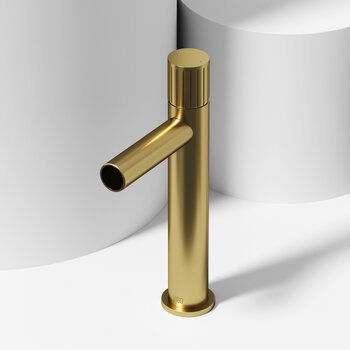 Vigo Ashford Collection Matte Brushed Gold Single Handle Lever Vessel Faucet